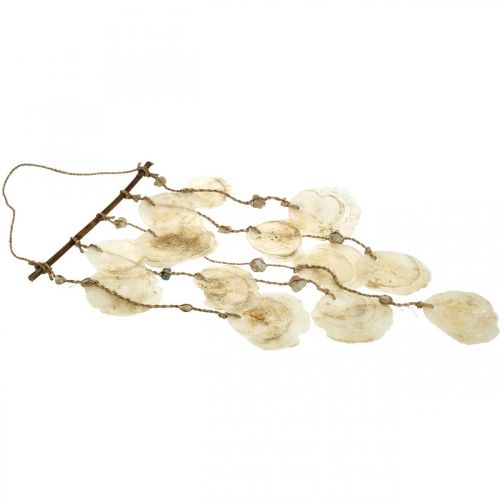 Floristik24 Maritieme decoratiehanger, capiz schelpen, zomerdecoratie L73cm B35cm