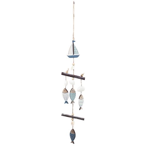 Maritiem hangdecoratie deco hanger maritiem windgong 54cm