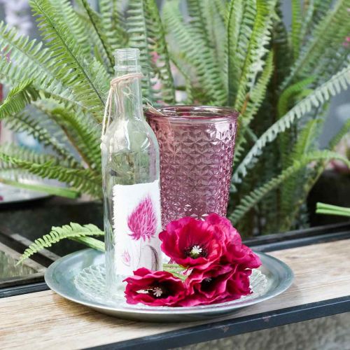 Floristik24 Klaproos paars 29cm 6st
