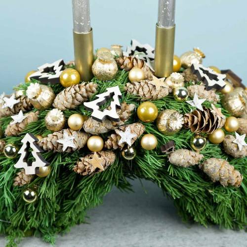 Floristik24 Maanzaad capsule op stok goud 59cm 6st