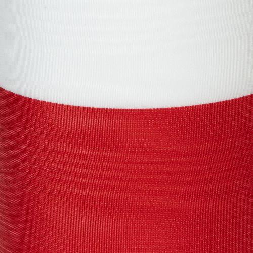 Moiré kranslint, rouwlint wit-rood, decoratief lint 150mm, gedenklint rouwbloem, acetaat taft 25m | Floristik24.nl