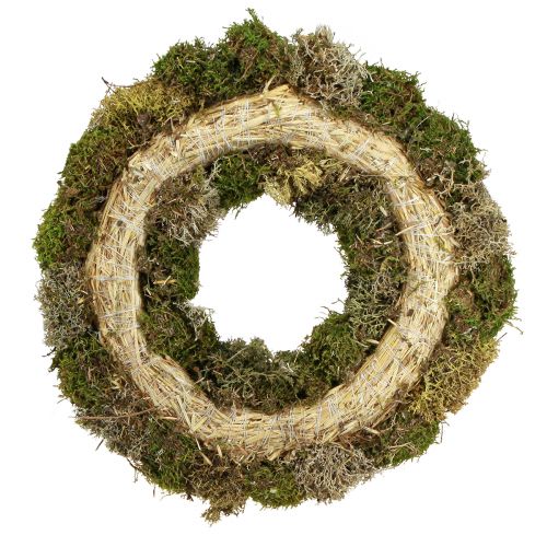 Artikel Moskrans sierkrans egelmos en voddenmos naturel Ø42cm