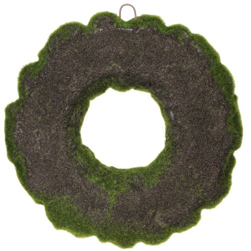 Artikel Moskrans kunstkrans mos wanddecoratie groen Ø34cm