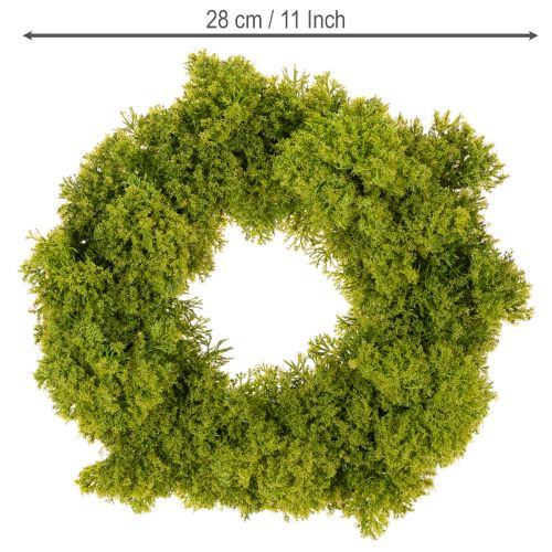 Kunstmatige moskrans, decoratief voor tafel of deur, 28 cm | Floristik24.nl