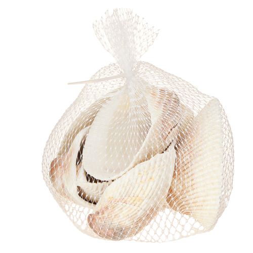Artikel Schelpdecoratie schelpen wit bruin kokkels 5-7cm 300g