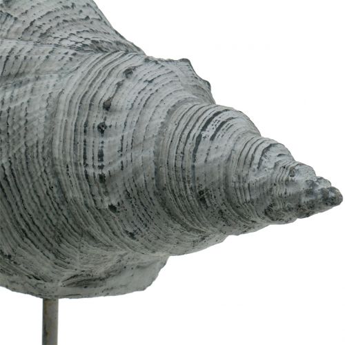 Floristik24 Tuinbeeldje schelp op standaard H30cm