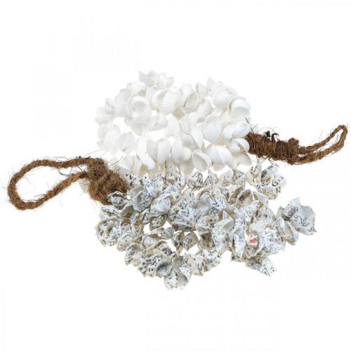 Floristik24 Schelpen schelpenketting schelpenhanger deco maritiem 2st