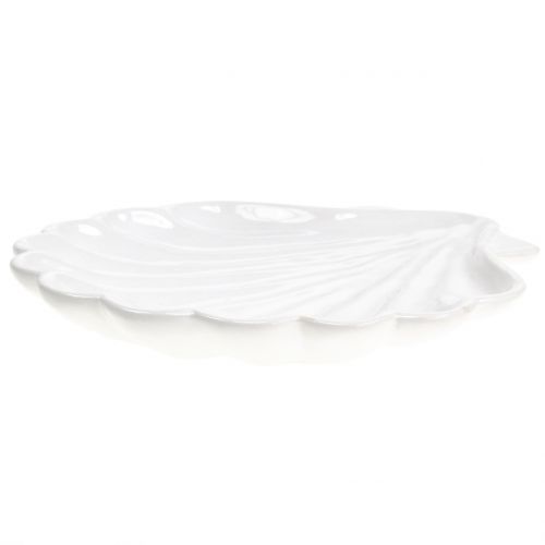 Floristik24 Decoratieve schaal schaal wit 15cm x 16cm 3st