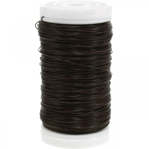 Floristik24 Mirte Draad Bruin 0.35mm 100g