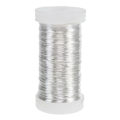 Floristik24 Mirte draad zilver 0.30mm 100g