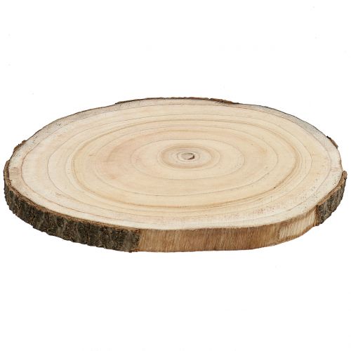 Floristik24 Boomschijf bosklokje naturel Ø30-35cm 1 st