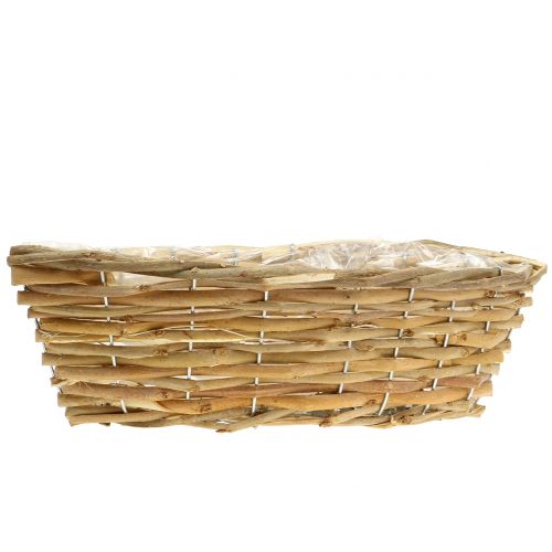 Floristik24 Rieten boot om te planten Lichtbruin L33cm