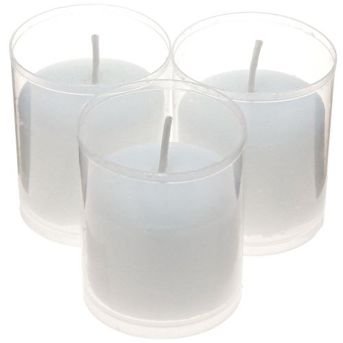Artikel Navulkaars voor graflicht wit H5.8cm 20 st.