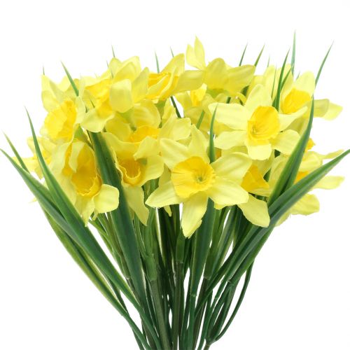 Floristik24 Narcis geel 27cm 12st tafeldecoratie