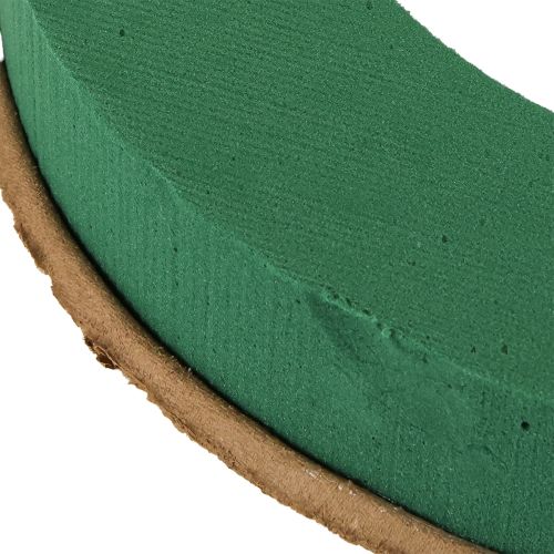 Artikel Nat steekschuim krans basis van karton Ø25cm 2 stuks