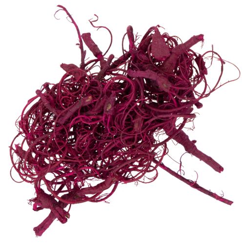 Artikel Natuurlijke tamarindevezels voor knutselprojecten, bordeauxrood, 500 g - Decoratie, bloemschikken, creatief