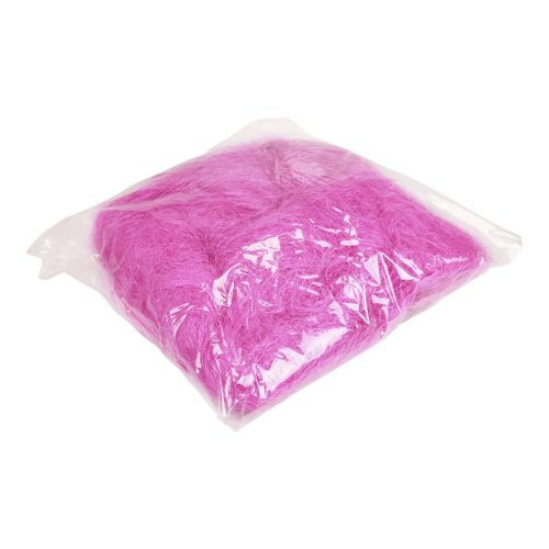 Artikel Sisalgras van natuurlijke vezels voor handwerk Sisalgras roze 300g