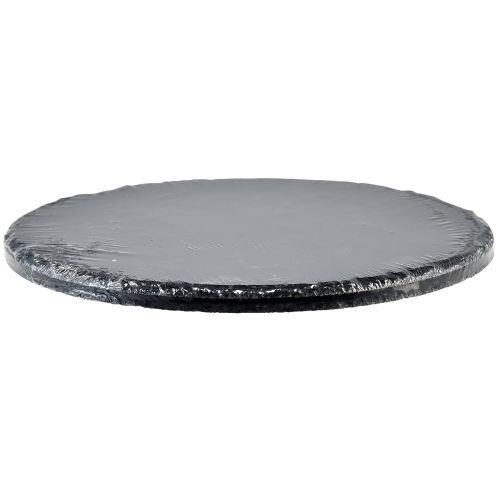 Artikel Natuurleisteen bord rond stenen dienblad zwart Ø30cm 2 st