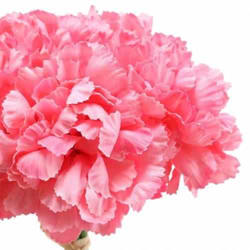 Artikel Anjer Kunst Roze 25cm 7st Kunstplant als echt!