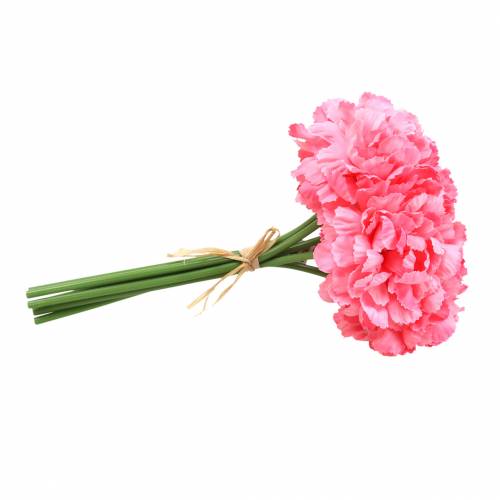 Artikel Anjer Kunst Roze 25cm 7st Kunstplant als echt!