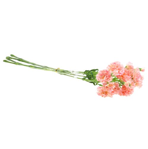 Floristik24 Anjerroze 64cm 4st