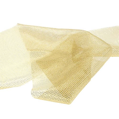 Floristik24 Netstof goud met glitters 15cm 5m