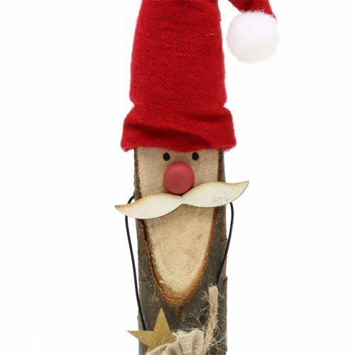 Floristik24 Decoratie Kerstman hout 21cm 2st
