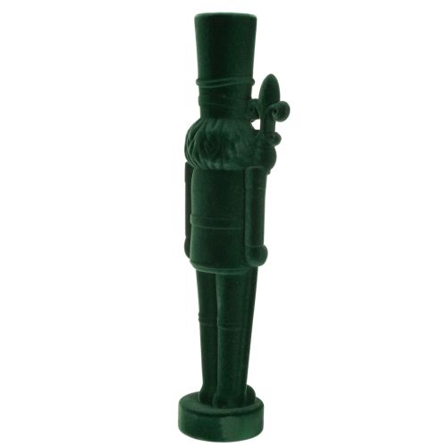 Notenkrakerfiguur, staand, kerstdecoratie, met fluweelachtige afwerking, 77 cm | Floristik24.nl