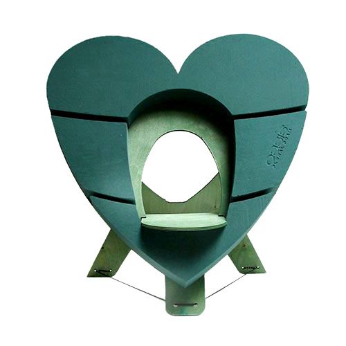 Floristik24 OASIS® Bioline® Deco urn hart 65cm met standaard