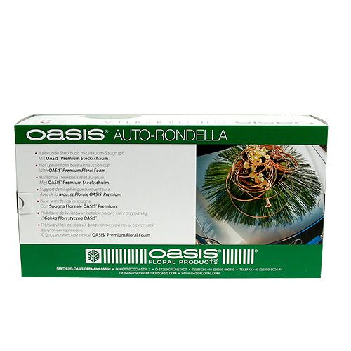 Artikel Steekschuim automotorkap arrangement Ø20cm 2 stuks
