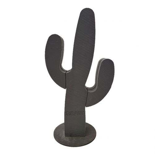 Steekschuim figuur cactus zwart 38cm x 74cm