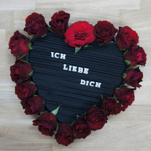 Floristik24 Hart plug-in foam zwart 33cm 2st huwelijksdecoratie