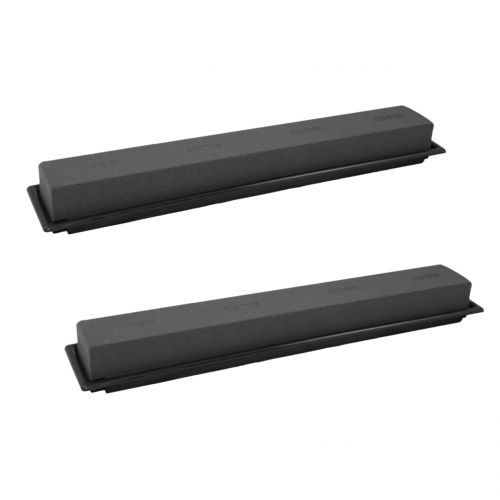 Floristik24 Insteekmateriaal tafeldecoratie steekschuim zwart 48cm 4 st