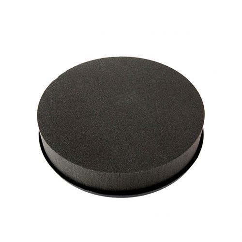 Floristik24 Steekschuim cilinder plug maat zwart Ø15cm H5cm 2st