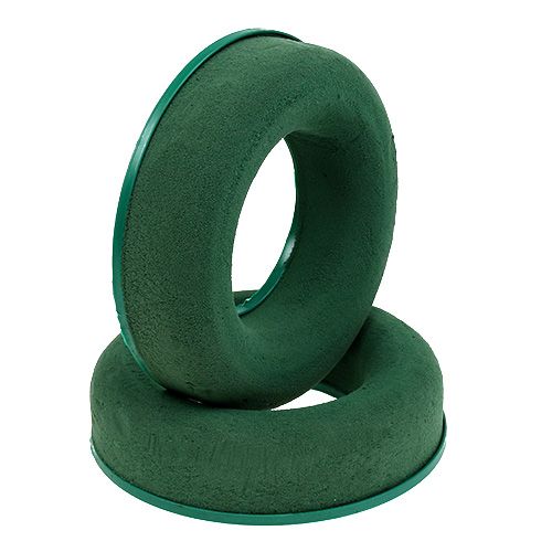Artikel Steekschuim ringkrans groen H2,5cm Ø17cm 6 st