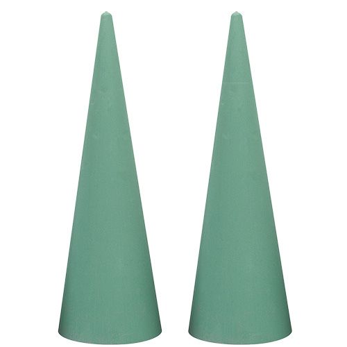 Artikel Steekschuim in kegelvorm H50cm Ø15cm 2 stuks
