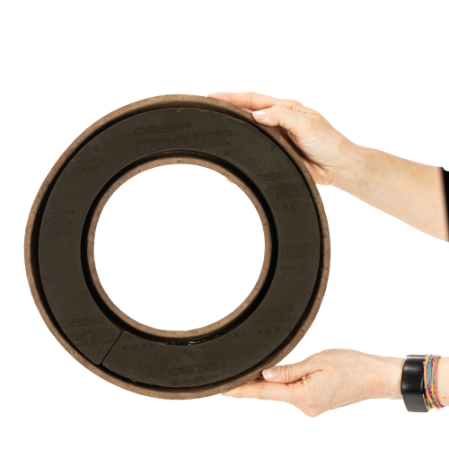 Ronde bloemensteekschuimring OASIS® Renewal® Floral Foam Biolit® 31 cm 2 stuks | Floristik24.nl