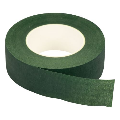 Floristik24 Bloementape Bloemenlint Inpaktape Groen 25mm 6 st