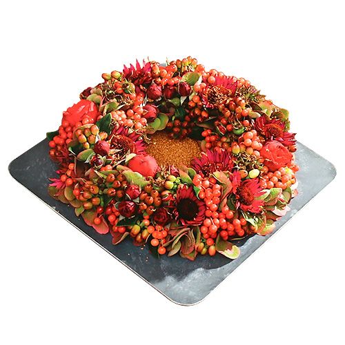 Artikel Steekschuim ring met schaal groen Ø30cm H4,5cm 2 st