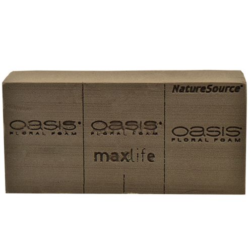 Artikel Oasis NatureSource Maxlife Steekschuim Baksteen Bruin 23×11×7,5cm 1 st