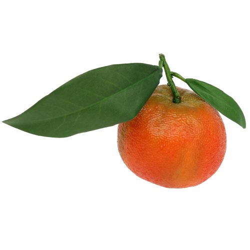 Oranje met blad 7cm 4st