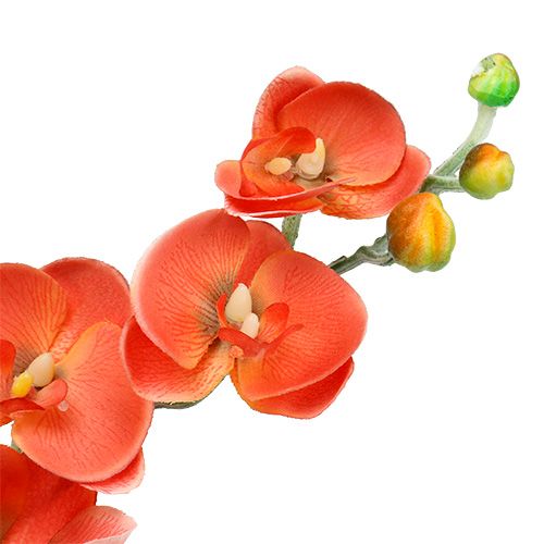 Artikel Orchidee twee takken 60cm oranje