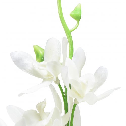 Artikel Orchideeën kunst Oncidium kunstbloemen wit 90cm