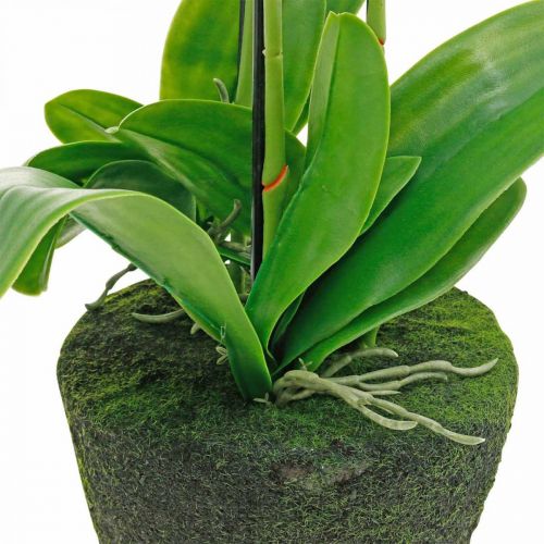 Artikel Kunstorchideeën voor in de pot wit 80cm
