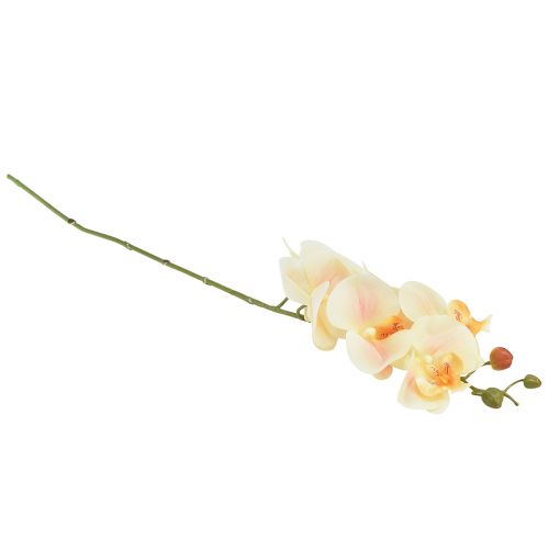 Artikel Kunst Orchidee Creme Oranje Phalaenopsis 78cm