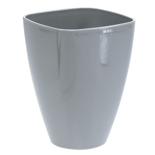 Artikel Orchideepot glanzend Ø12,5cm grijs 1 st