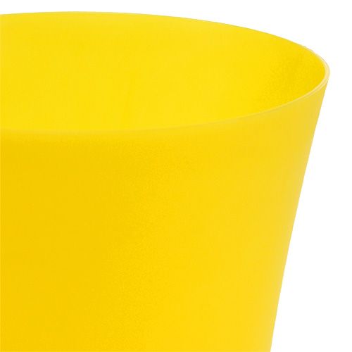 Floristik24 Orchidee pot kunststof geel Ø12,5cm H14cm, 1stuk