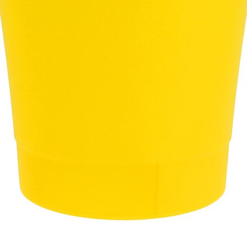 Floristik24 Orchidee pot kunststof geel Ø12,5cm H14cm, 1stuk