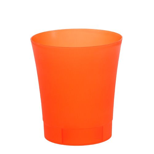 Floristik24 Orchidee pot kunststof oranje Ø12,5cm H14cm, 1stuk