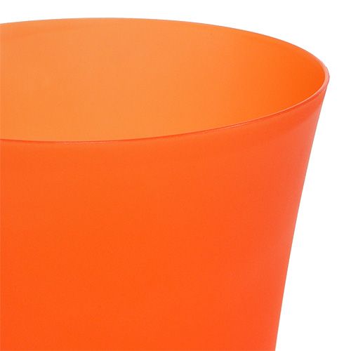 Floristik24 Orchidee pot kunststof oranje Ø12,5cm H14cm, 1stuk